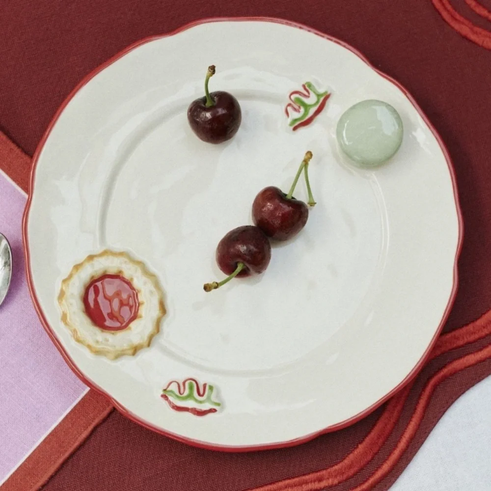 Set/4 Holifaye Ceramic Stoneware side plates
